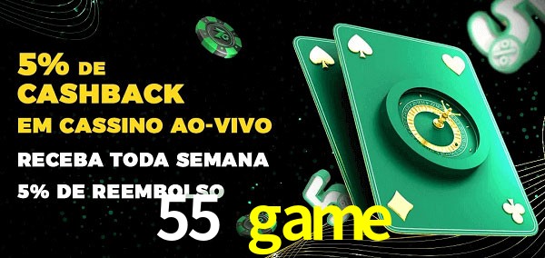 Promoções do cassino ao Vivo 55 game